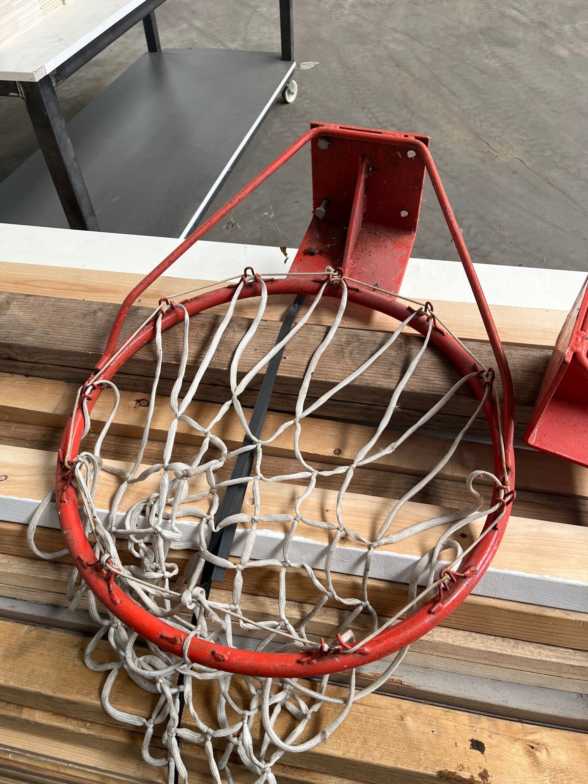 2 basketbal ringen, Ophalen, Gebruikt, Ring, Bord of Paal