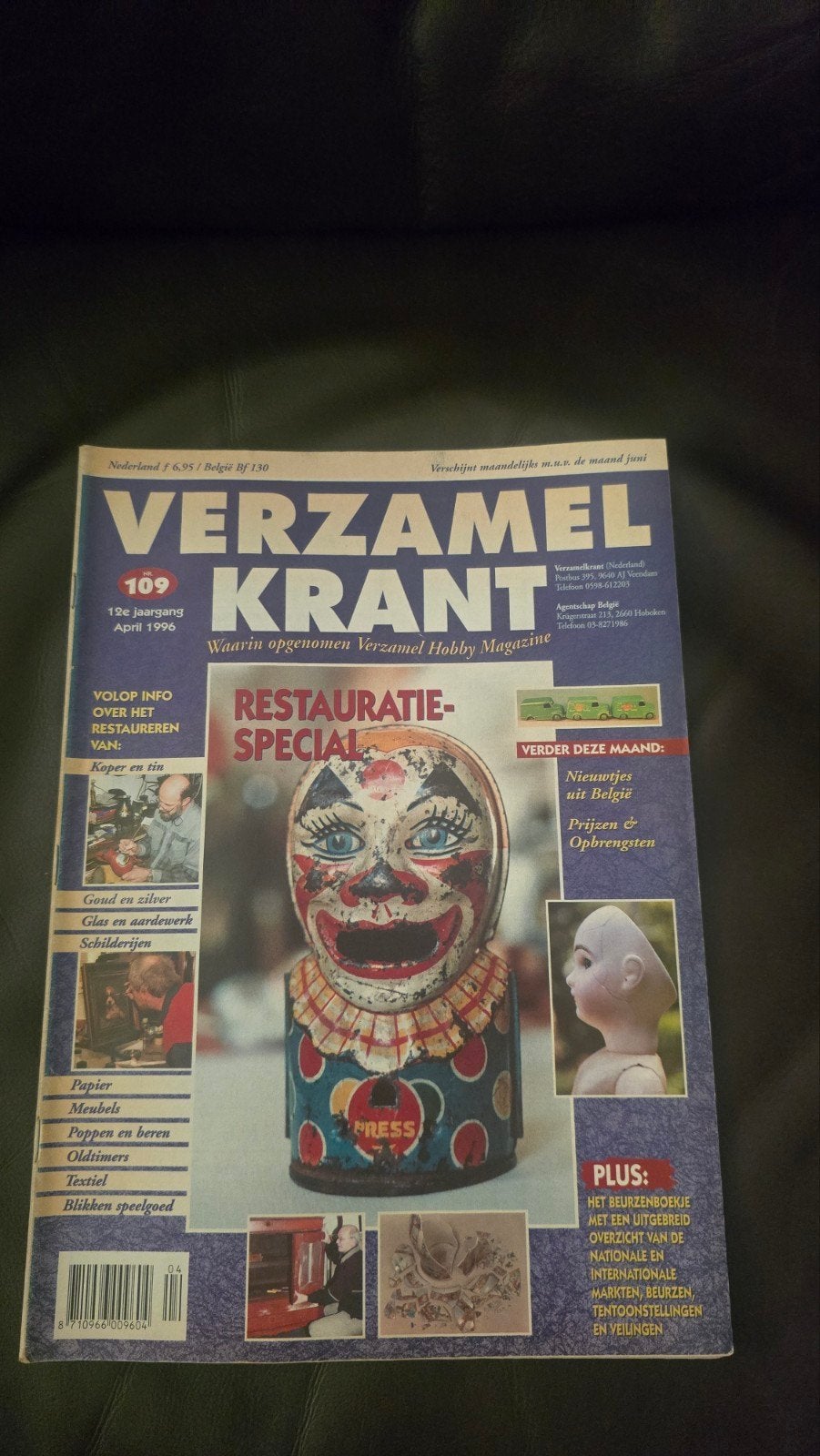 Verzamelkrant April 1996 - Restauratie Special, Ophalen of Verzenden