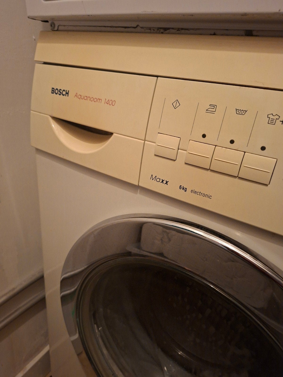 Wasmachine en droger set - Bosch Maxx, Ophalen, Gebruikt, Voorlader, 1200 tot 1600 toeren