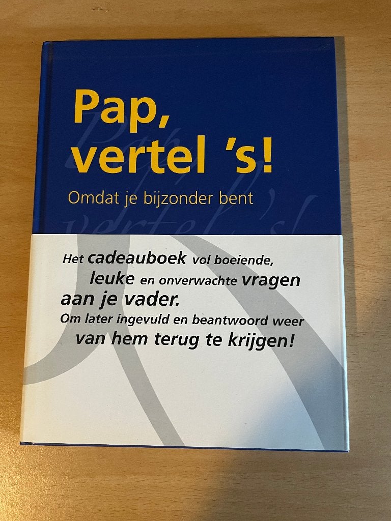Boek: Pap vertel 's! - NIEUW!, Boeken, Ophalen of Verzenden, Nieuw