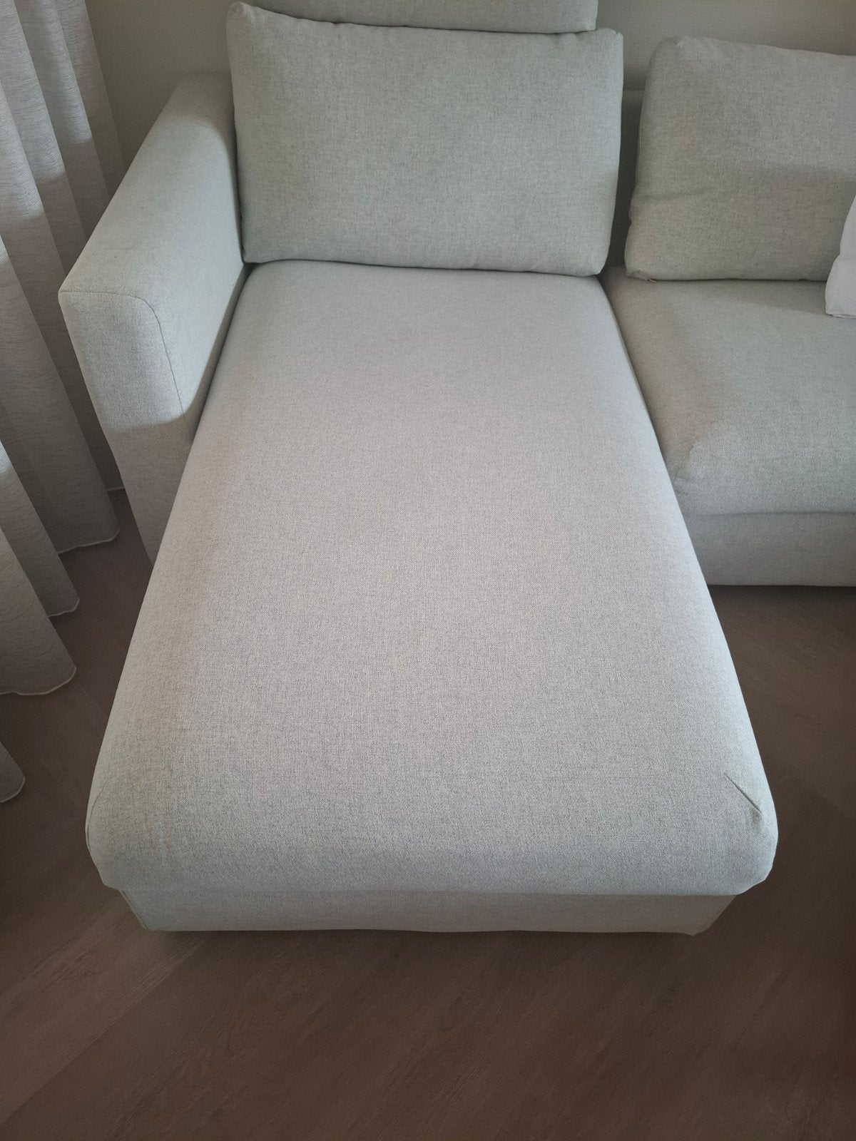 Vimle chaise longue klep opbergruimte, Ophalen, Eenpersoons, 75 tot 100 cm, Zo goed als nieuw