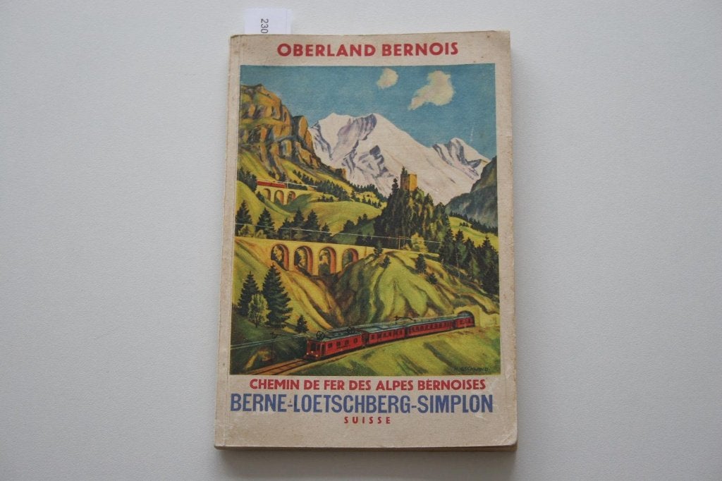 Oberland Bernois, Chemin de Fer des Alpes Bernoises Berne -, Verzamelen, Ophalen of Verzenden, Gebruikt, Trein, Boek of Tijdschrift
