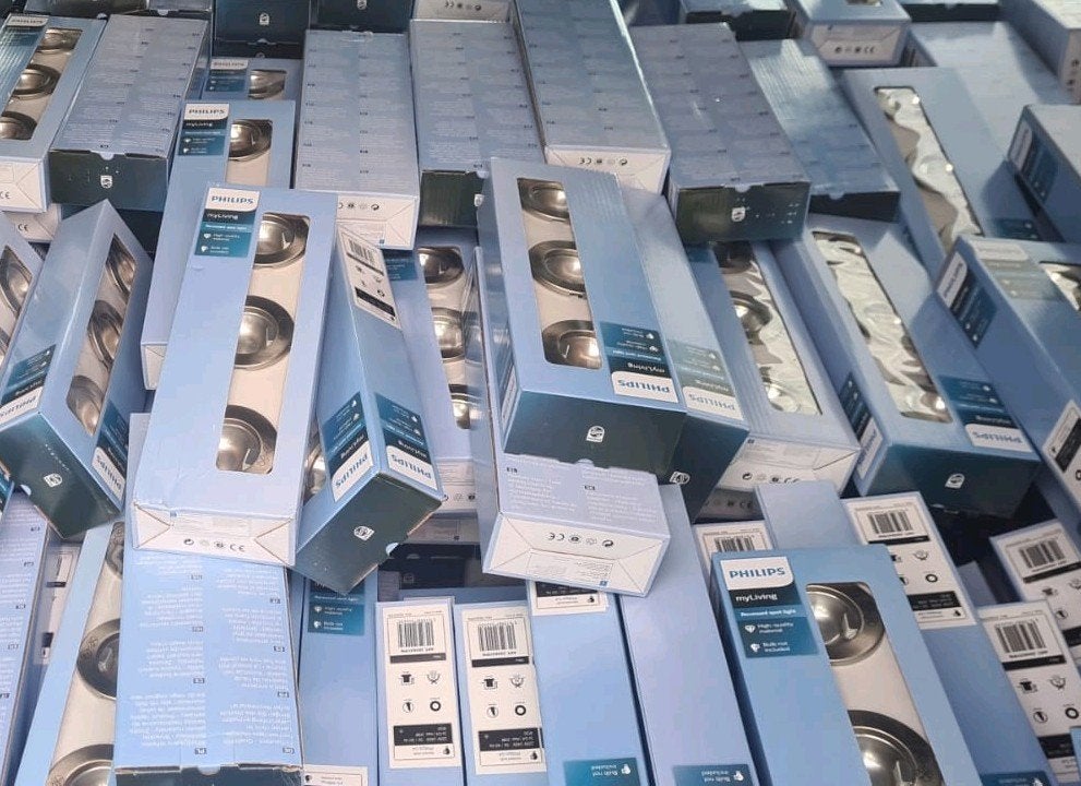 Philips | inbouwspots | spotjes | rvs | 3 in een pak, Geschikt voor wandmontage, Nieuw, Ophalen of Verzenden, G4