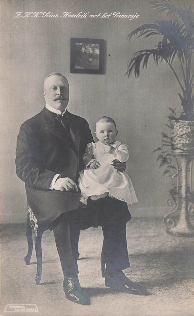 702-144-027 Z.K.H.Prins Hendrik Met Het Prinsesje, Verzenden, Voor 1920, Zuid-Holland