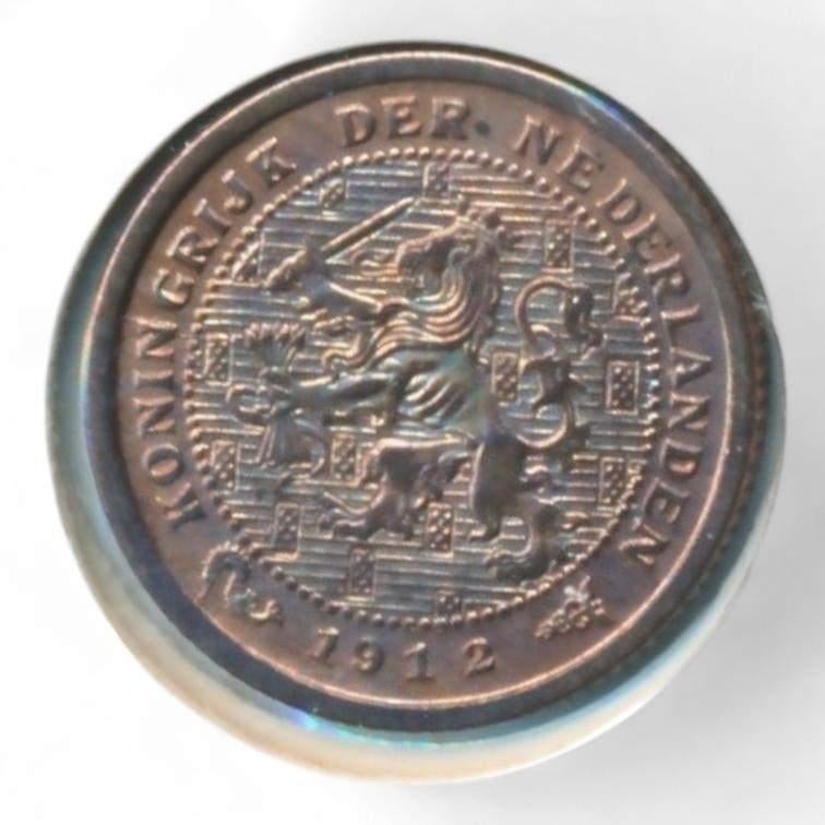Nederland 1/2 Cent 1912 Wilhelmina, Postzegels en Munten, Ophalen of Verzenden, Koningin Wilhelmina, Overige waardes, Losse munt