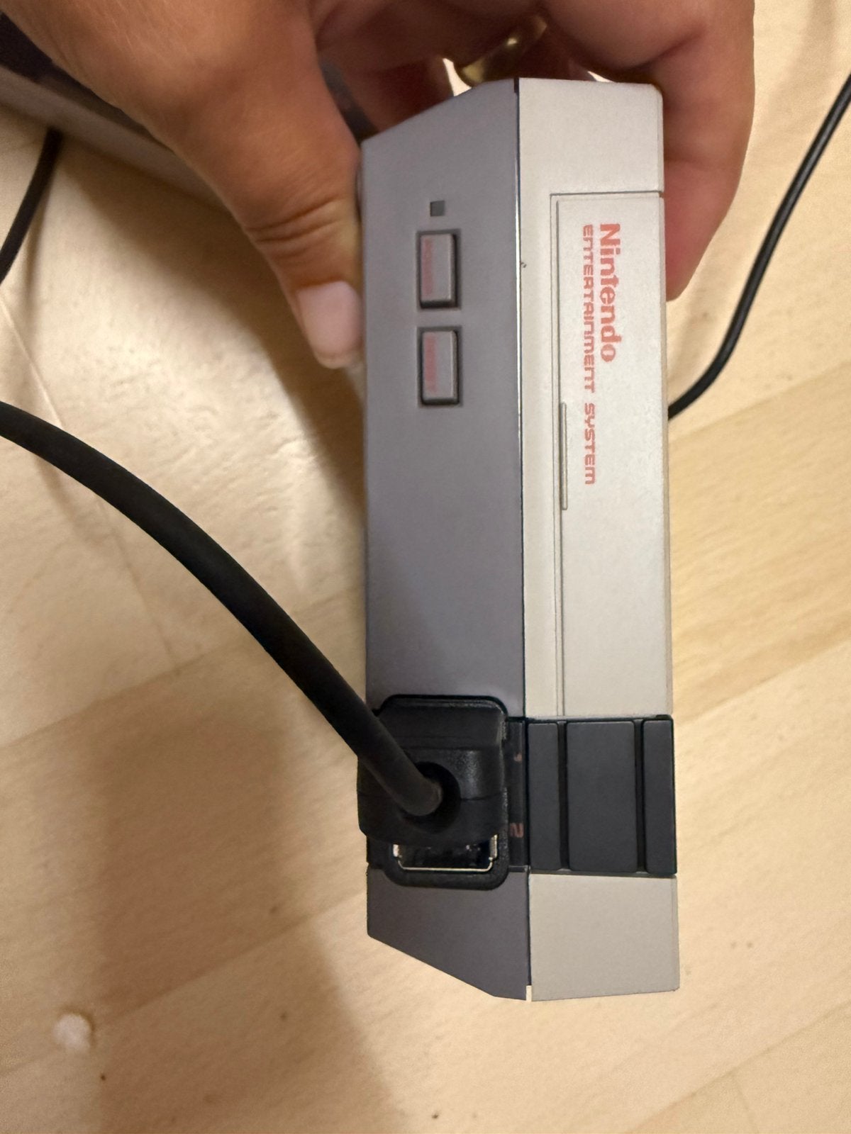 Mini nes 1 x gebruikt, Spelcomputers en Games, Spelcomputers | Nintendo NES, Ophalen, Zo goed als nieuw, Met 1 controller