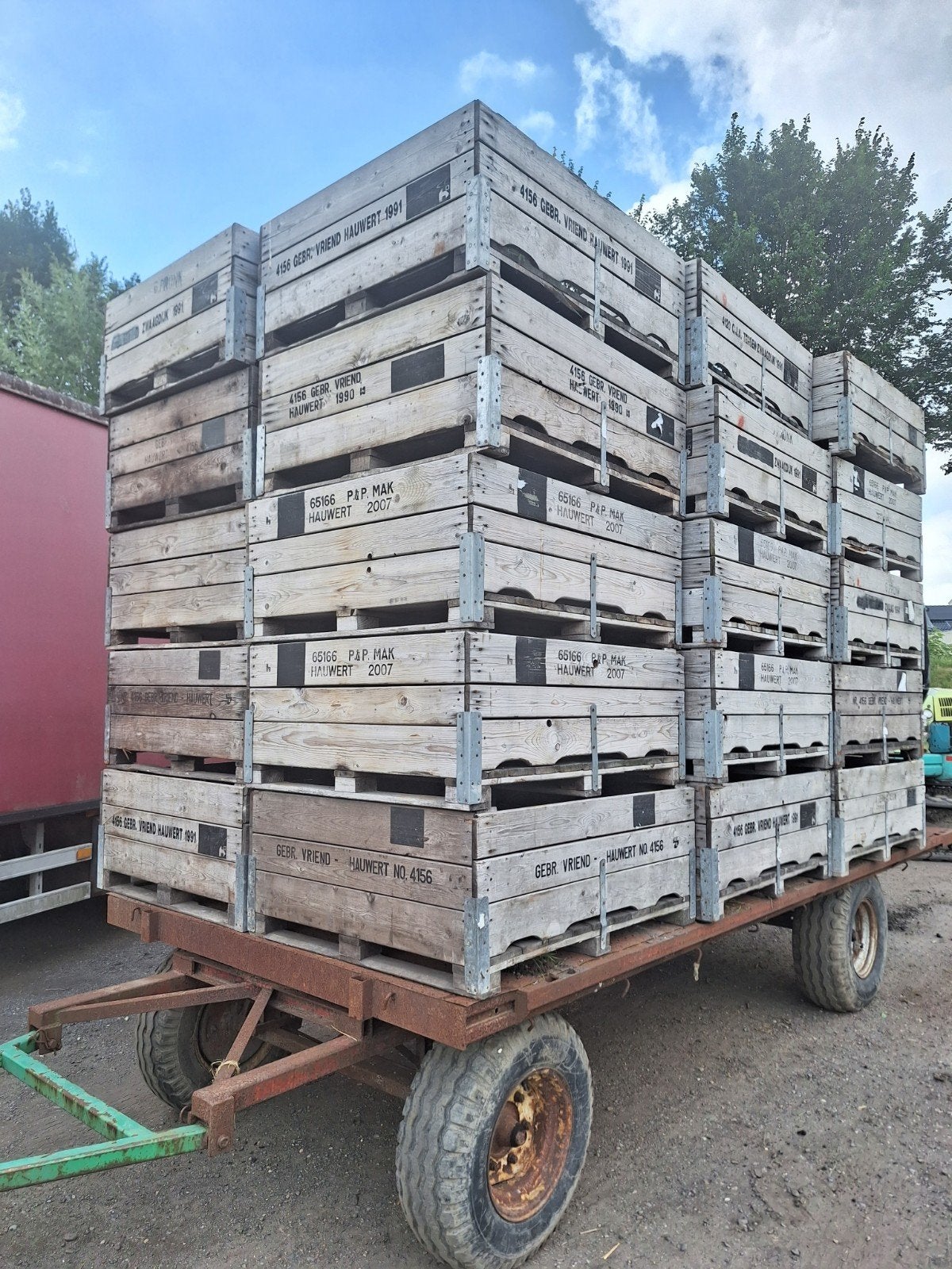 Moestuinbakken, boombakken, opslagbakken, Ophalen, Rond, Kunststof, Binnen