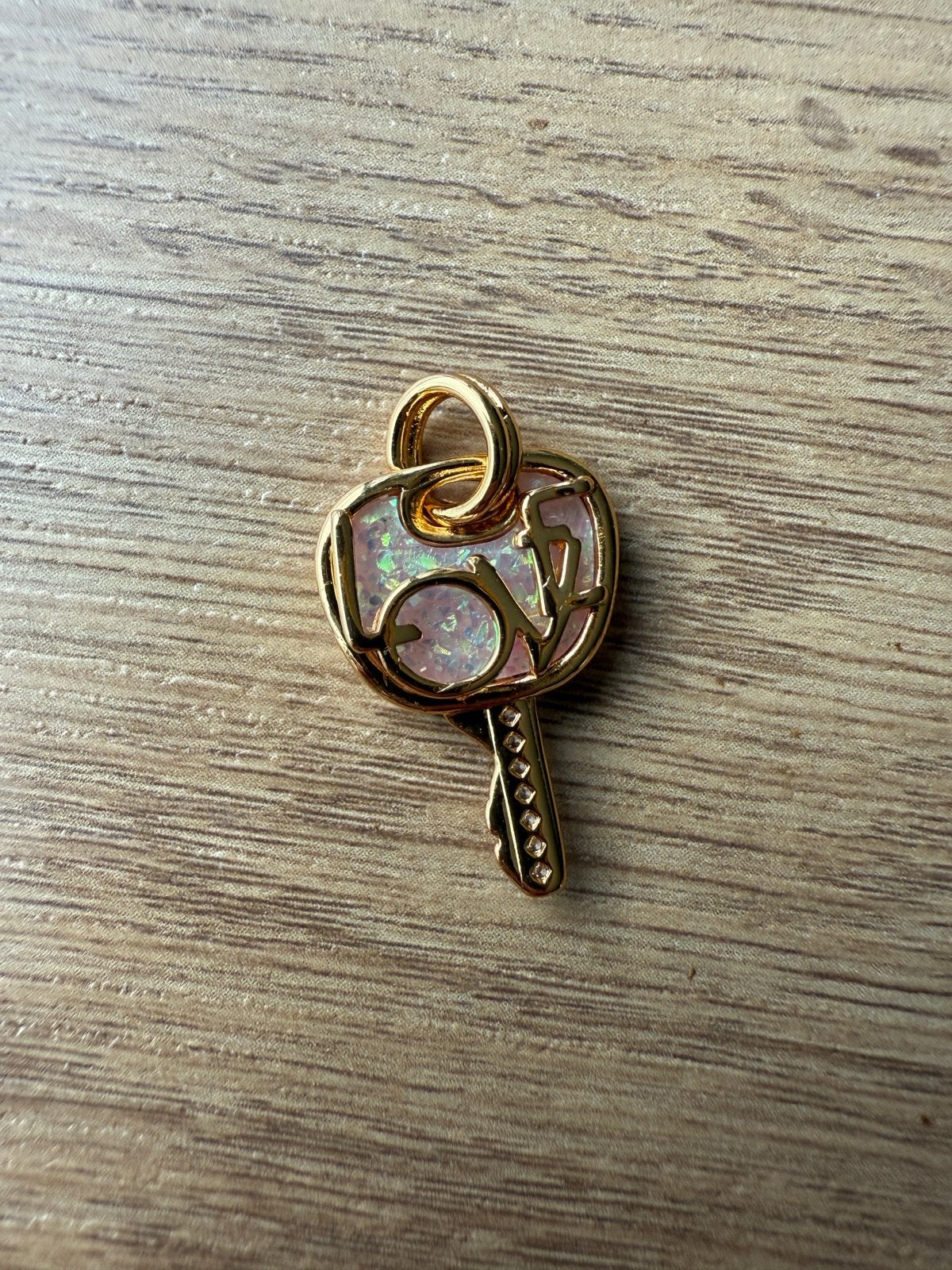 Bedel 'Love' sleutel voor pandora armbanden, Overige materialen, Pandora, Ophalen of Verzenden, Zo goed als nieuw