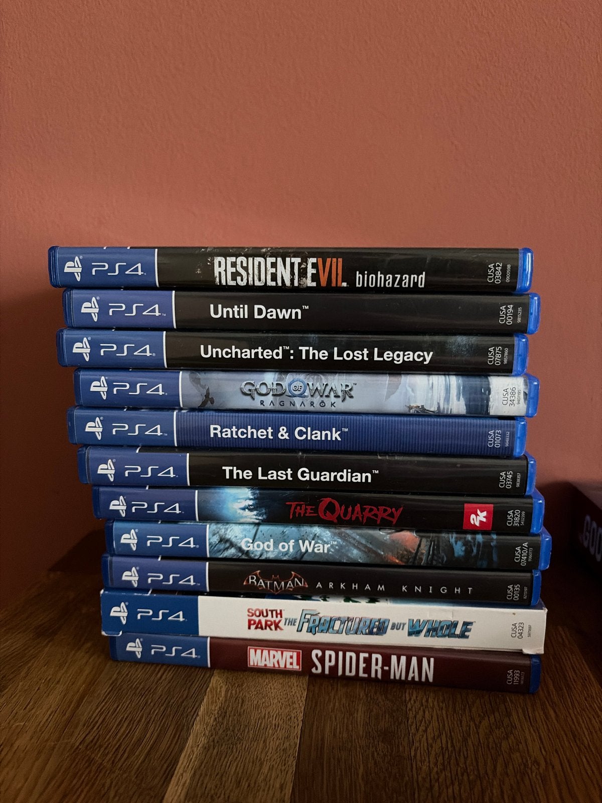 PS4 Games te koop, oa: Resident Evil, God of War, etc, Spelcomputers en Games, Avontuur en Actie, Online, Gebruikt, 1 speler