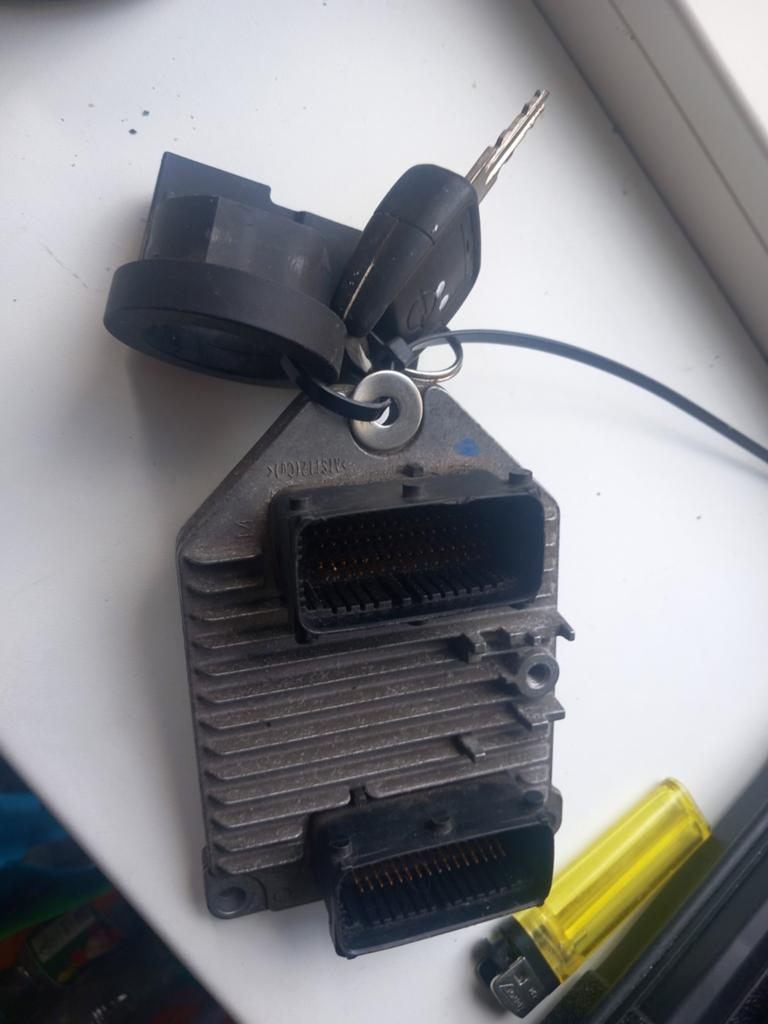 Opel z18xe ecu met sleutel en immobilizer, Auto-onderdelen, Ophalen, Gebruikt, Opel