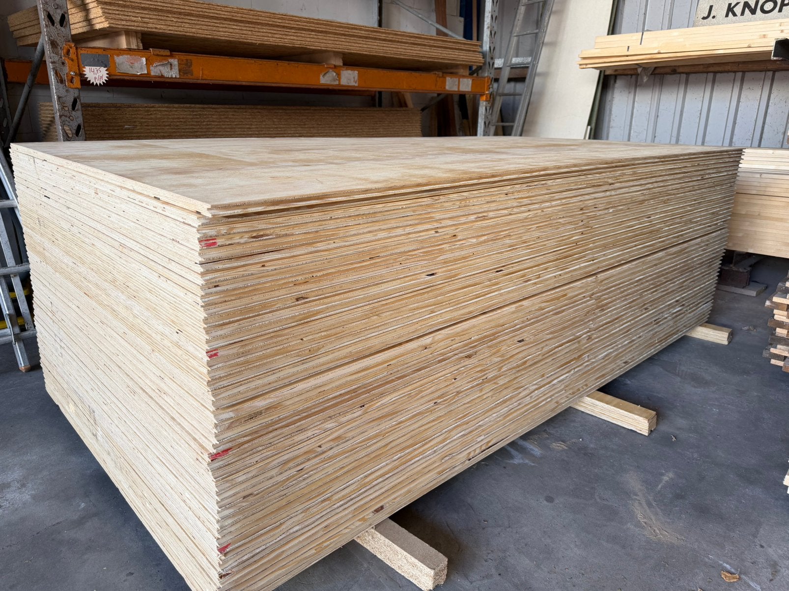 Underlayment platen te koop Elliottis pine 18mm, Ophalen, Nieuw, Minder dan 180 cm, Palen