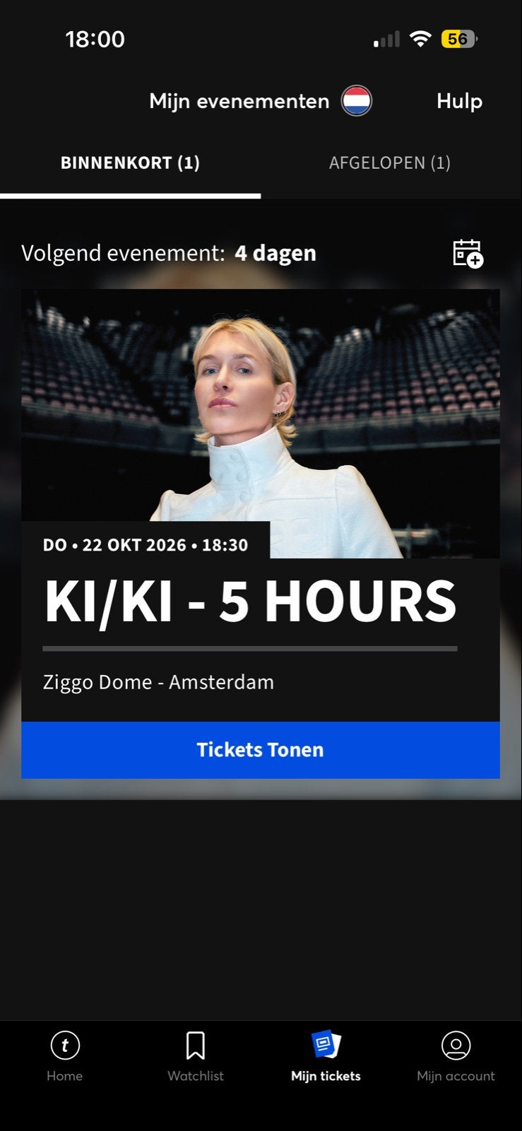 KI/KI 5 HOURS, Eén persoon, Oktober