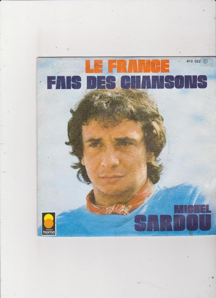 Single Michel Sardou - Le France, Cd's en Dvd's, Vinyl Singles, Ophalen of Verzenden, Gebruikt, 7 inch, Pop