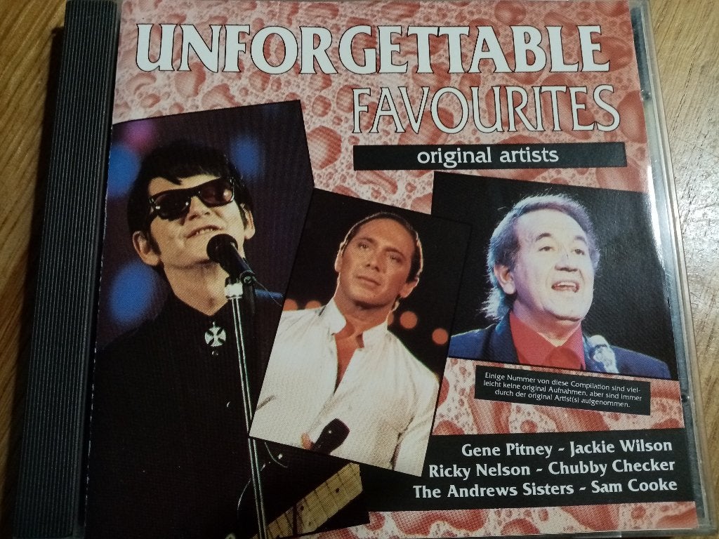 CD - Unforgettable Favourites, Gebruikt, Ophalen of Verzenden, Verzamelalbum, Pop