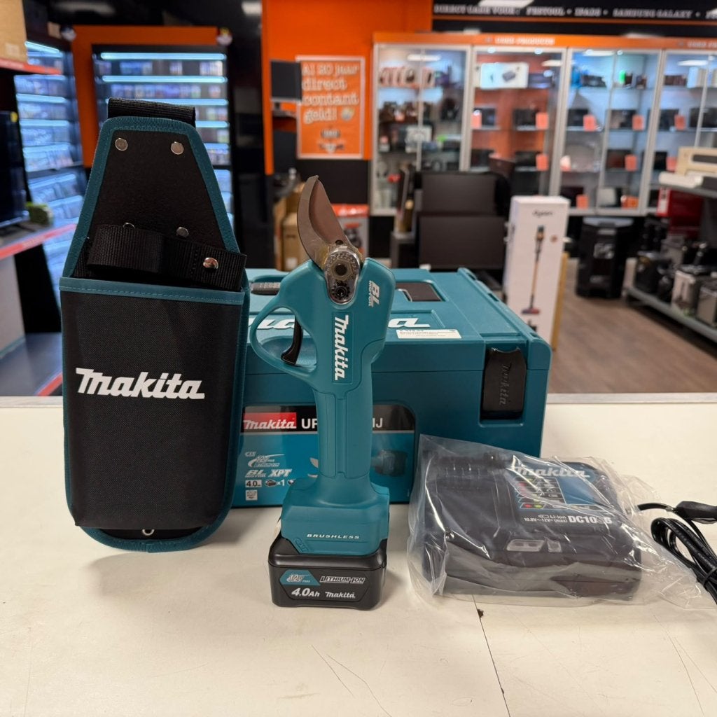Makita UP100DSMJ Accu Snoeischaar Set 12V 4.0Ah Li-I | Nieuw, Makita, Zo goed als nieuw, Support@makita.com, Makita Corporation, 3-11-8, Sumiyoshi-cho, 
Anjo, Aichi 446-8502
Japan