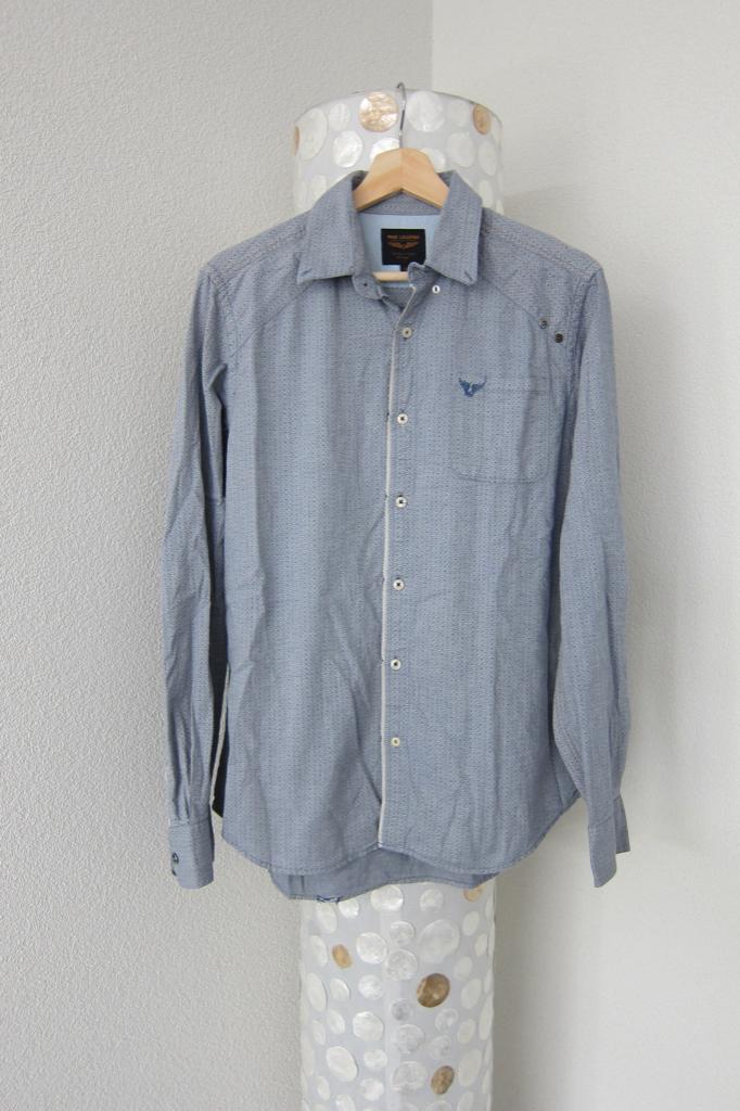 Pme legend pall mall overhemd patronen m blauw, Blauw, Zo goed als nieuw, Schipluidenlaan 20 5035KJ Tilburg, Merkfreak