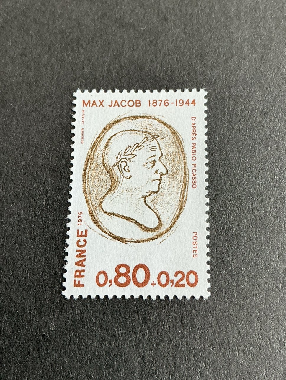 Frankrijk 1976: Max Jacob, Verzenden, Postfris