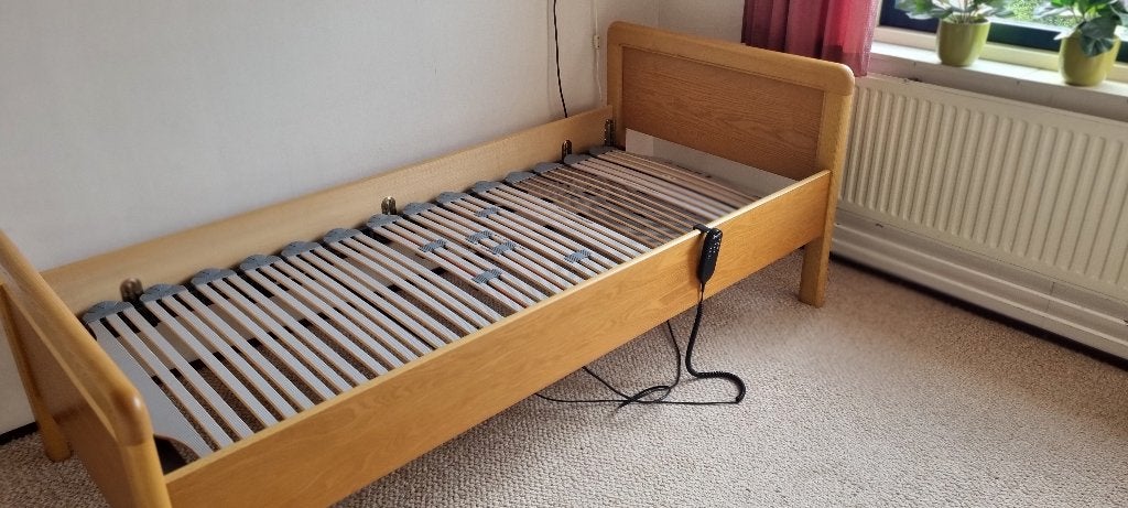Bed, Ophalen, 90 cm, Eenpersoons, 200 cm