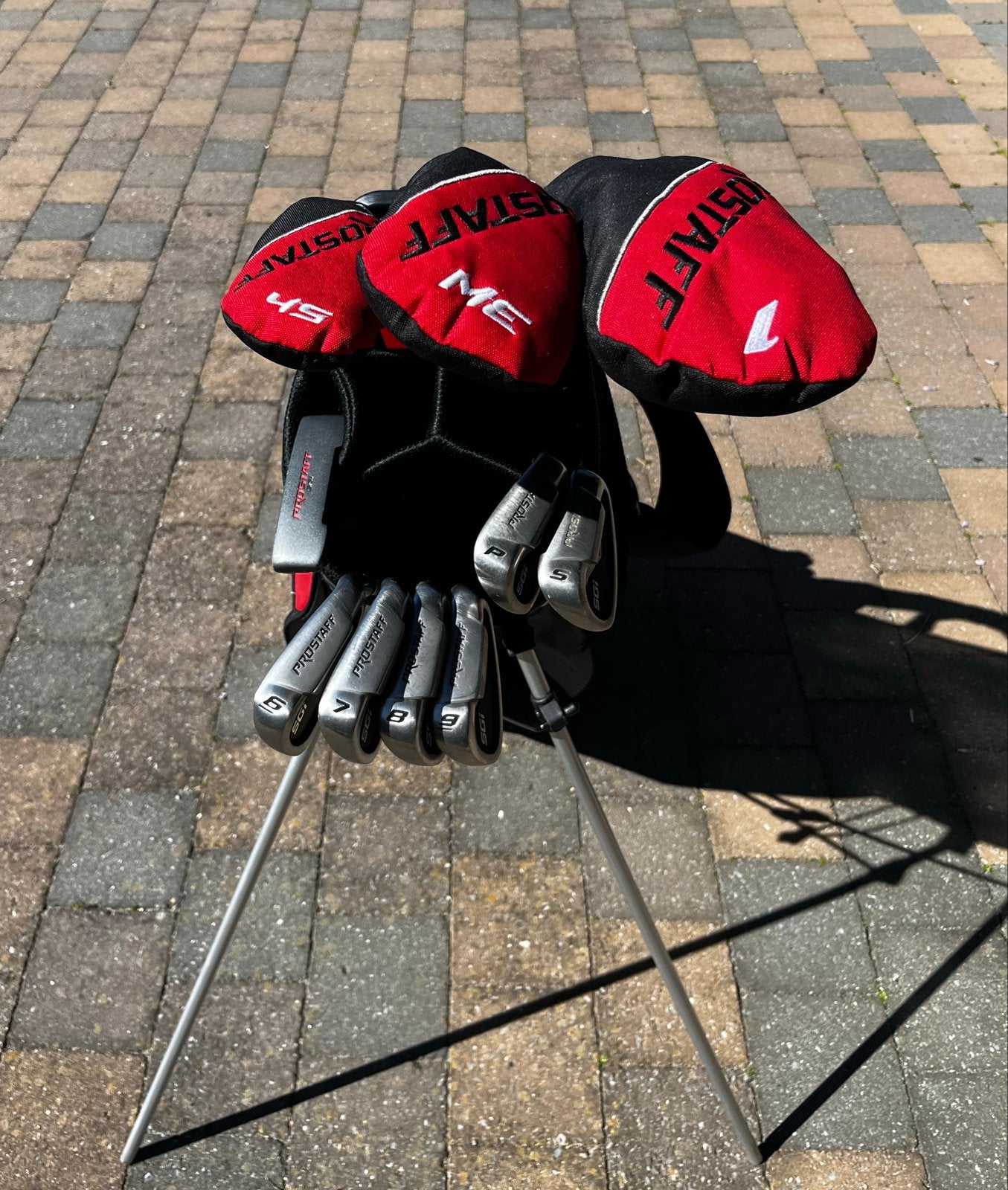 Complete Wilson golfset met standbag voor grote beginners, Sport en Fitness, Golf, Ophalen of Verzenden, Zo goed als nieuw, Set