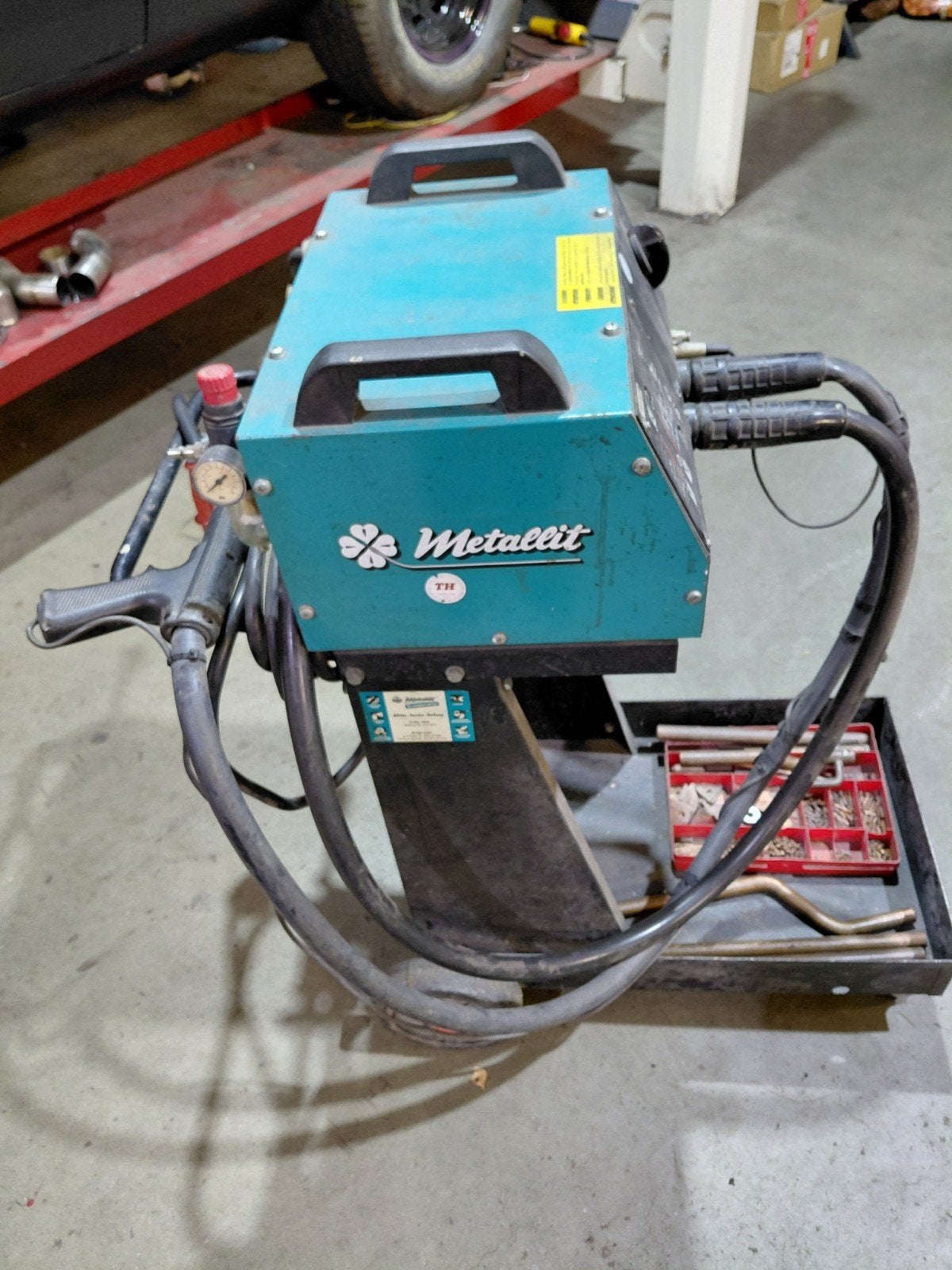 Metalliit Digit 6500 puntlasapparaat Spotter met toebehoren, Ophalen, Gebruikt, Minder dan 150 ampère, Overige typen