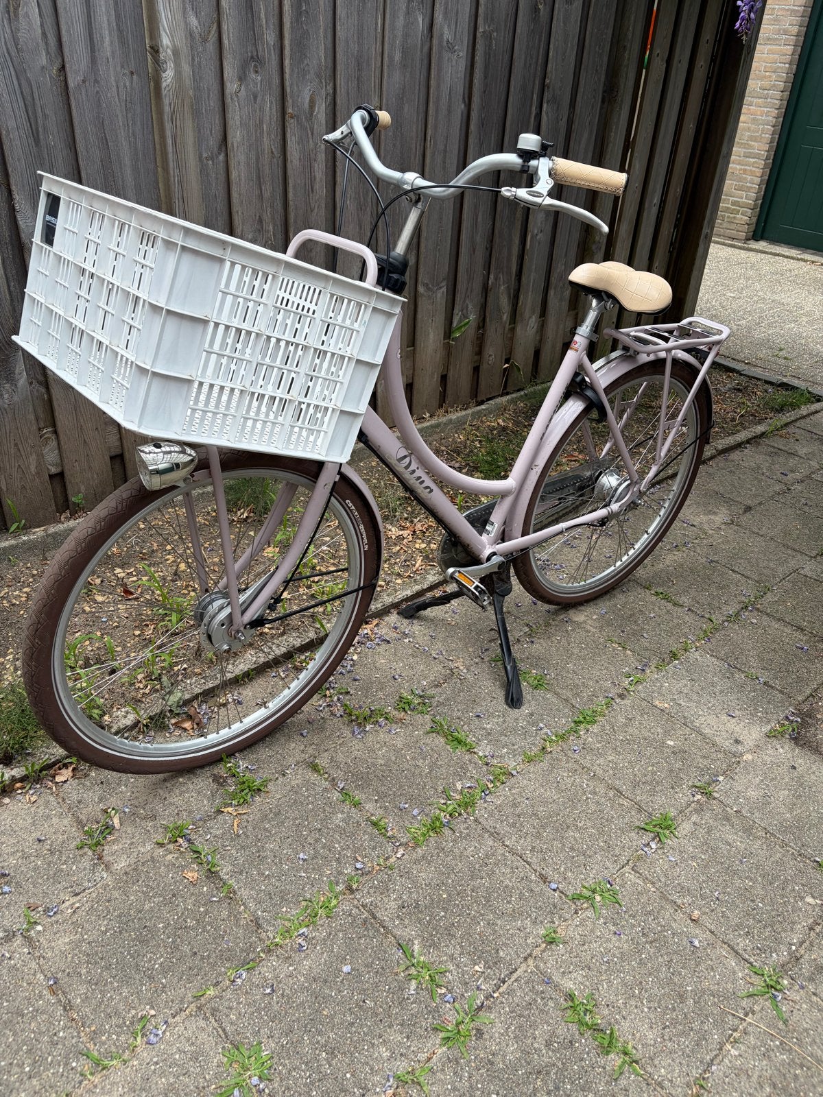 Damesfiets Batavus Diva met voordrager en 5 versnellingen, Fietsen en Brommers, Fietsen | Dames | Damesfietsen, Gebruikt, Batavus