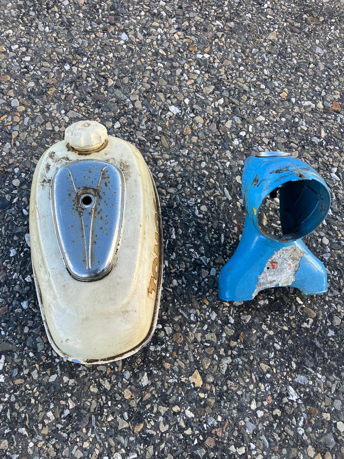 Tomos 2 L, Fietsen en Brommers, Ophalen of Verzenden, Gebruikt, Tank, Overige merken