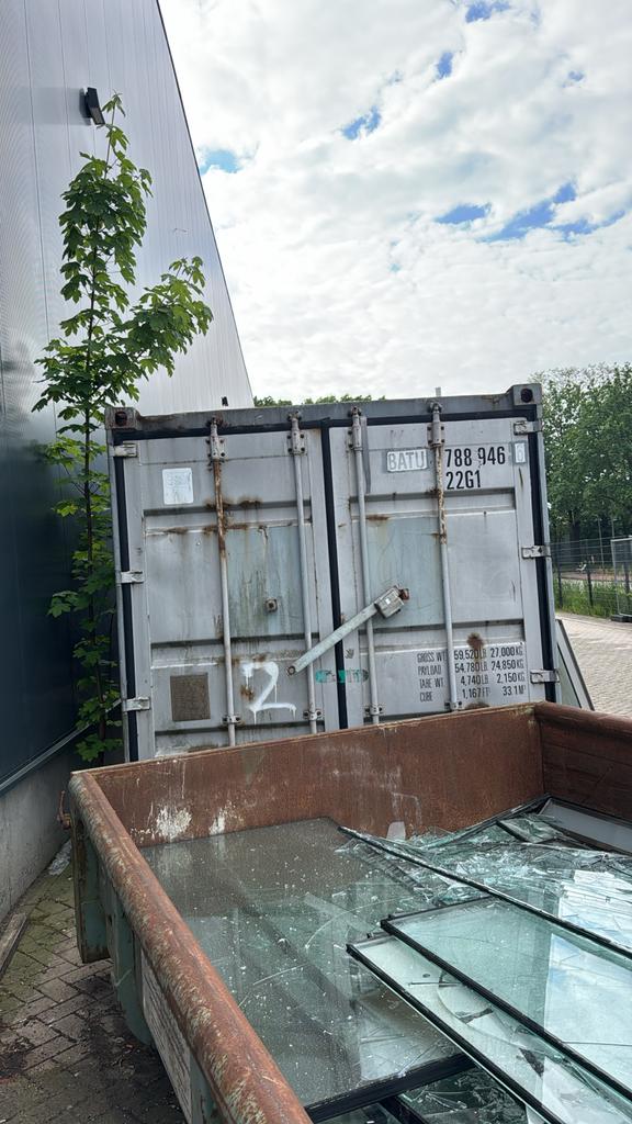 20FT Zeecontainer gebruikt - Ideaal voor opslag, Zakelijke goederen, Ophalen of Verzenden