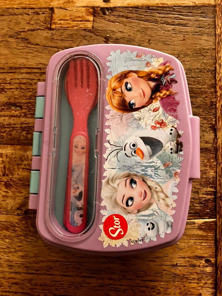 Lunchbox Elsa en Anna compleet goede staat, Ophalen of Verzenden, Zo goed als nieuw