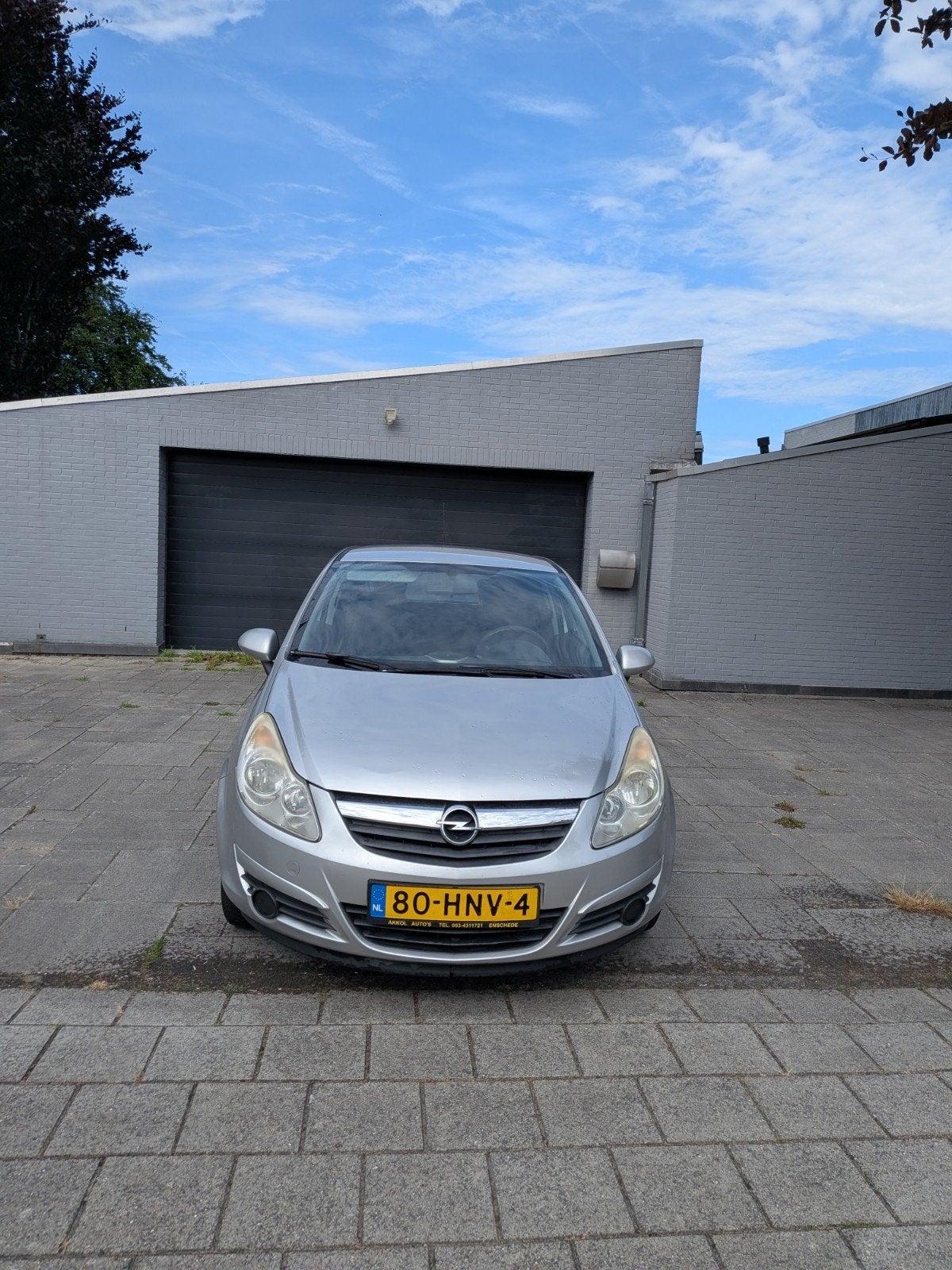 Opel Corsa 1.0 12V 3D 2009 Grijs, Auto's, Voorwielaandrijving, 40 €/maand, Zwart, Origineel Nederlands