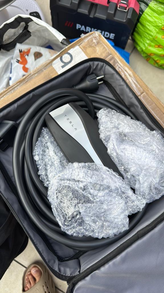 Tesla Thuis lader Nieuw Mobile connector, Ophalen of Verzenden, Nieuw