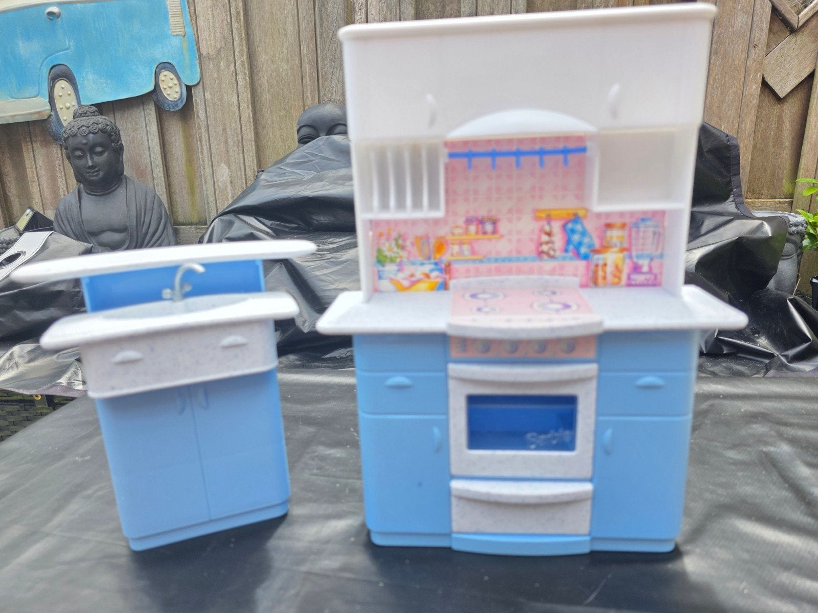 Vintage Mattel Barbie Keuken Set 1998, Ophalen of Verzenden, Gebruikt, Meisje