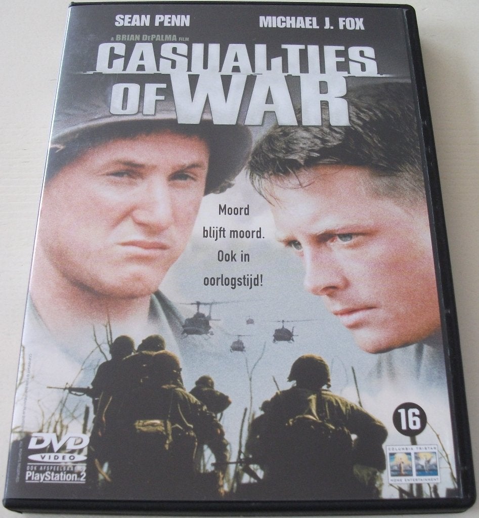 Dvd *** CASUALTIES OF WAR *** Moord blijft moord, Cd's en Dvd's, Vanaf 16 jaar, Ophalen of Verzenden, Zo goed als nieuw, Oorlog