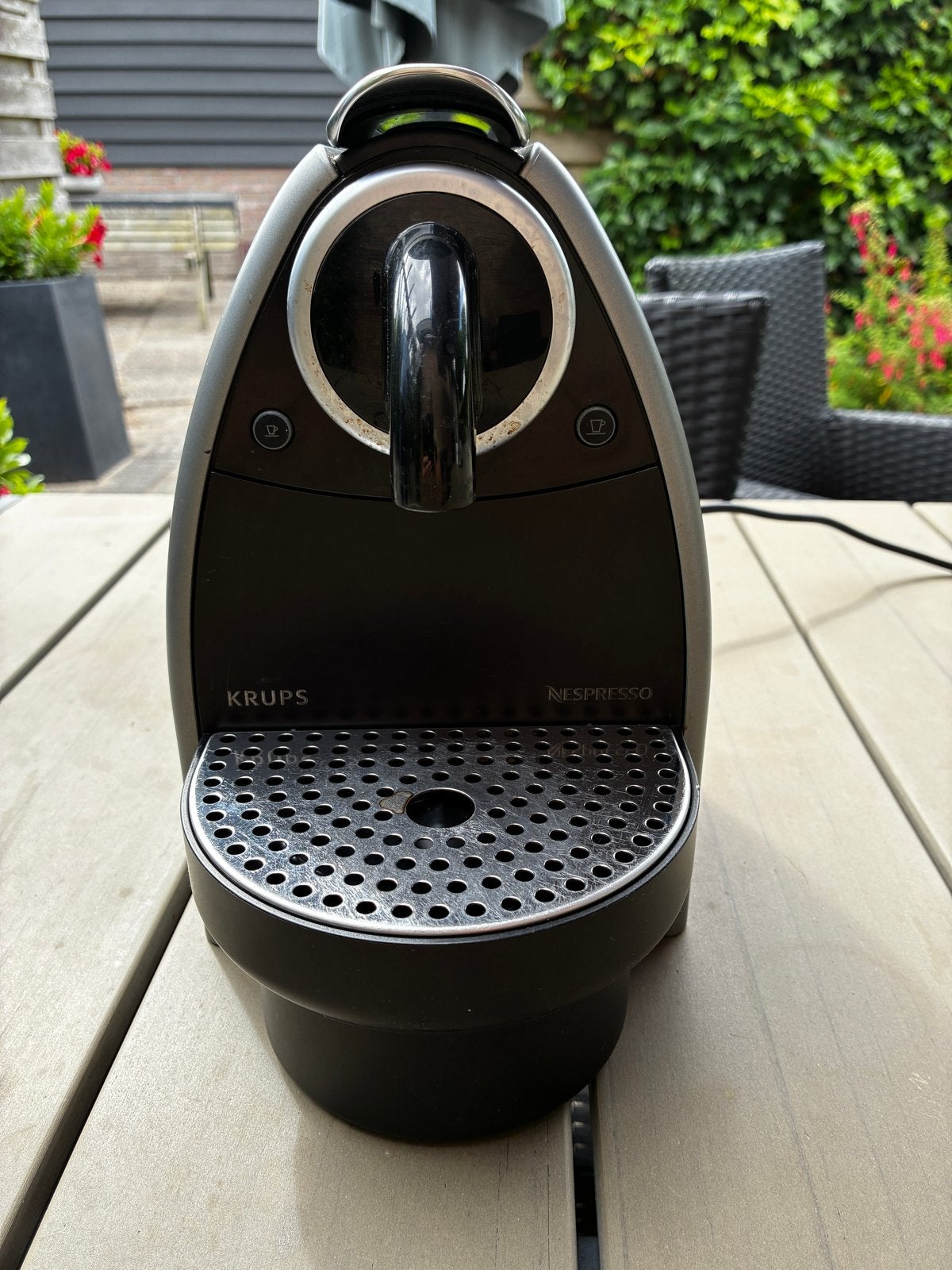 Krups Nespresso Koffiezetapparaat - Perfecte Koffie, Witgoed en Apparatuur, Koffiezetapparaten, Gebruikt, Koffiepads en cups, Espresso apparaat
