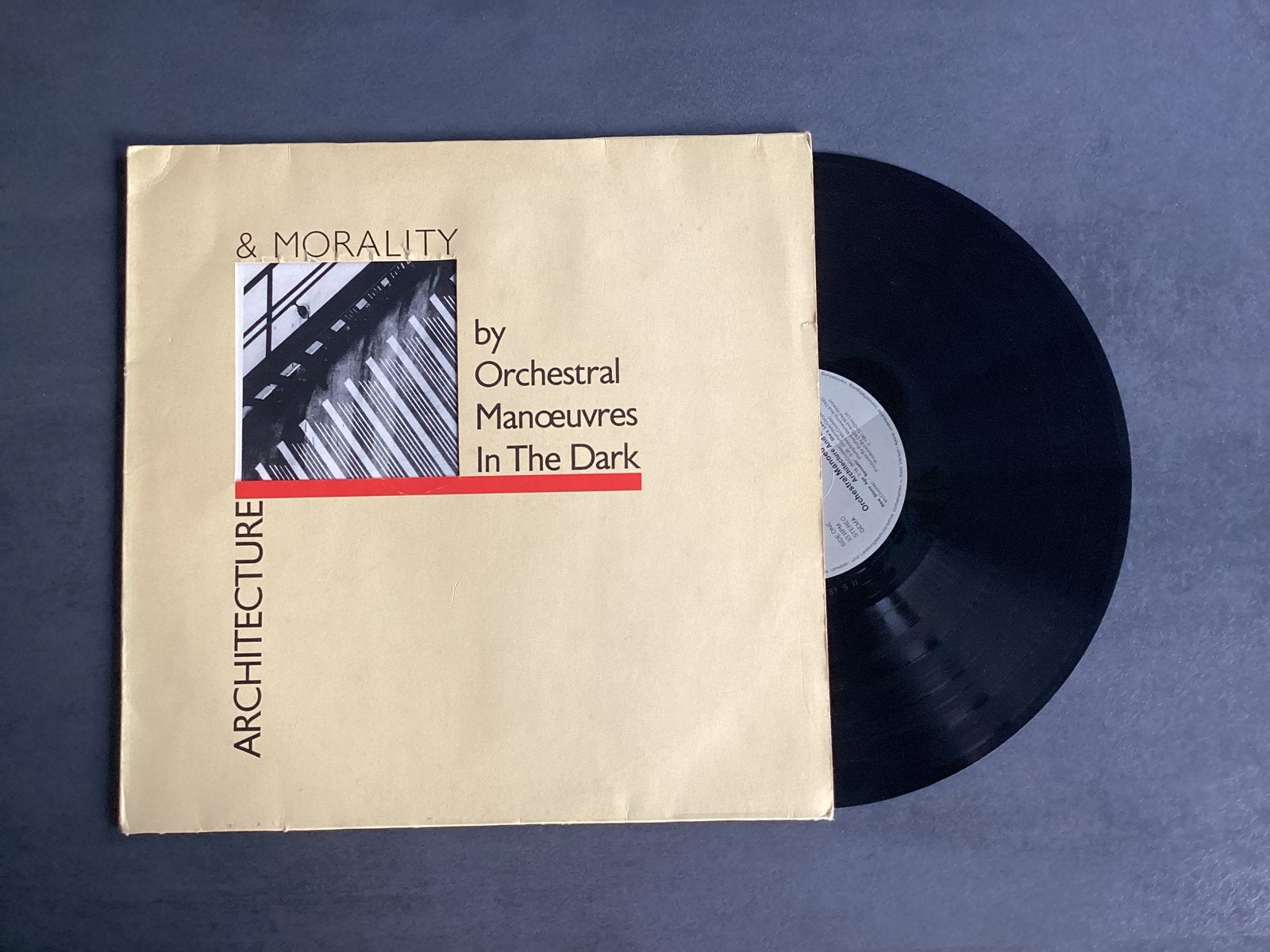 Orchestral Manoeuvres in the Dark - Architecture & Morality, Cd's en Dvd's, Vinyl | Rock, Gebruikt, Poprock, LP, 12 inch, Ophalen of Verzenden