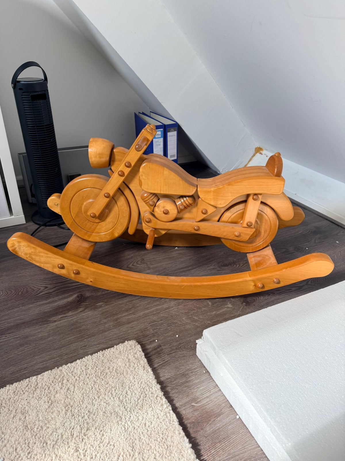 Houten motor hobbel, Ophalen, Zo goed als nieuw