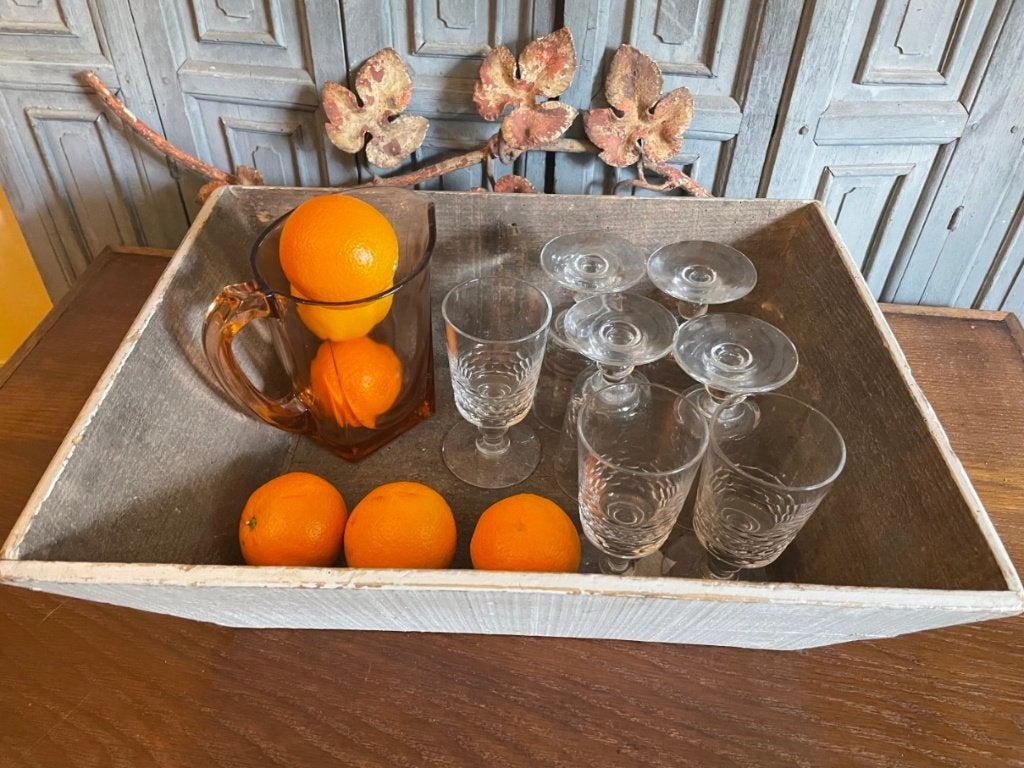 Leuke oude druivenbak Lectuurbak Fruitbak Frans, Antiek en Kunst, Ophalen of Verzenden