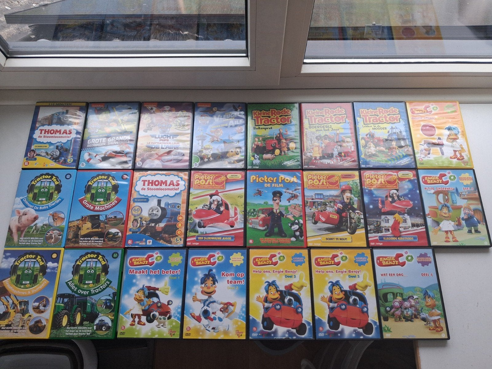 Kinder DVD's: oa Thomas de Trein, Pieter Post, Tractor Ted, Alle leeftijden, Ophalen of Verzenden, Gebruikt, Film