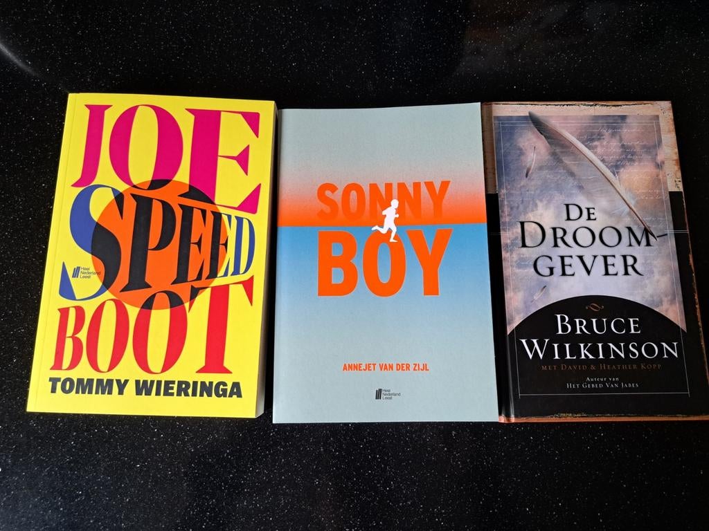 3 Nieuwe Boeken: Joe Speedboot, Sonny Boy, De Droomgever, Boeken, Ophalen of Verzenden, Nieuw