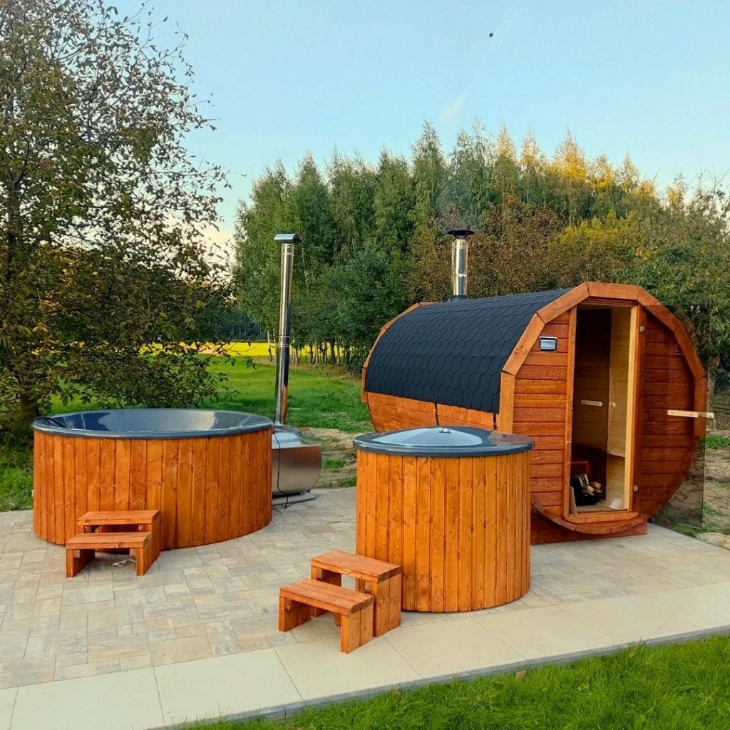 Sauna’s, jacuzzi’s en hottubs voor in de tuin., Ophalen, Nieuw, Filter, Vast
