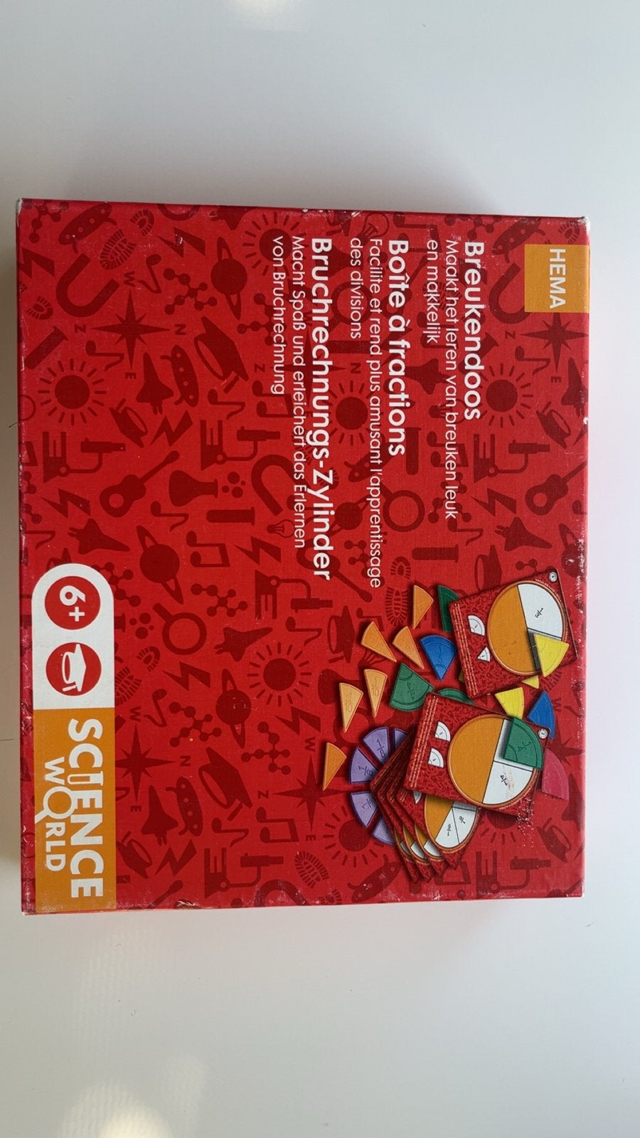 Hema Breukendoos Science World - Leer Breuken (mist 1/10 dee, Ophalen of Verzenden, Gebruikt, Rekenen