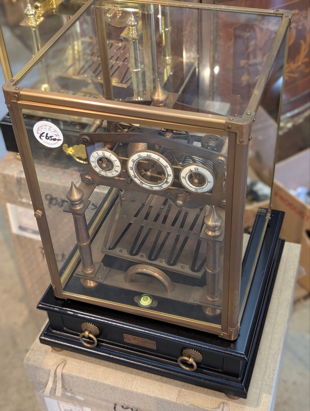 Rolling Ball Clock. 40 cm hoog. €650, Antiek en Kunst, Antiek | Klokken, Ophalen
