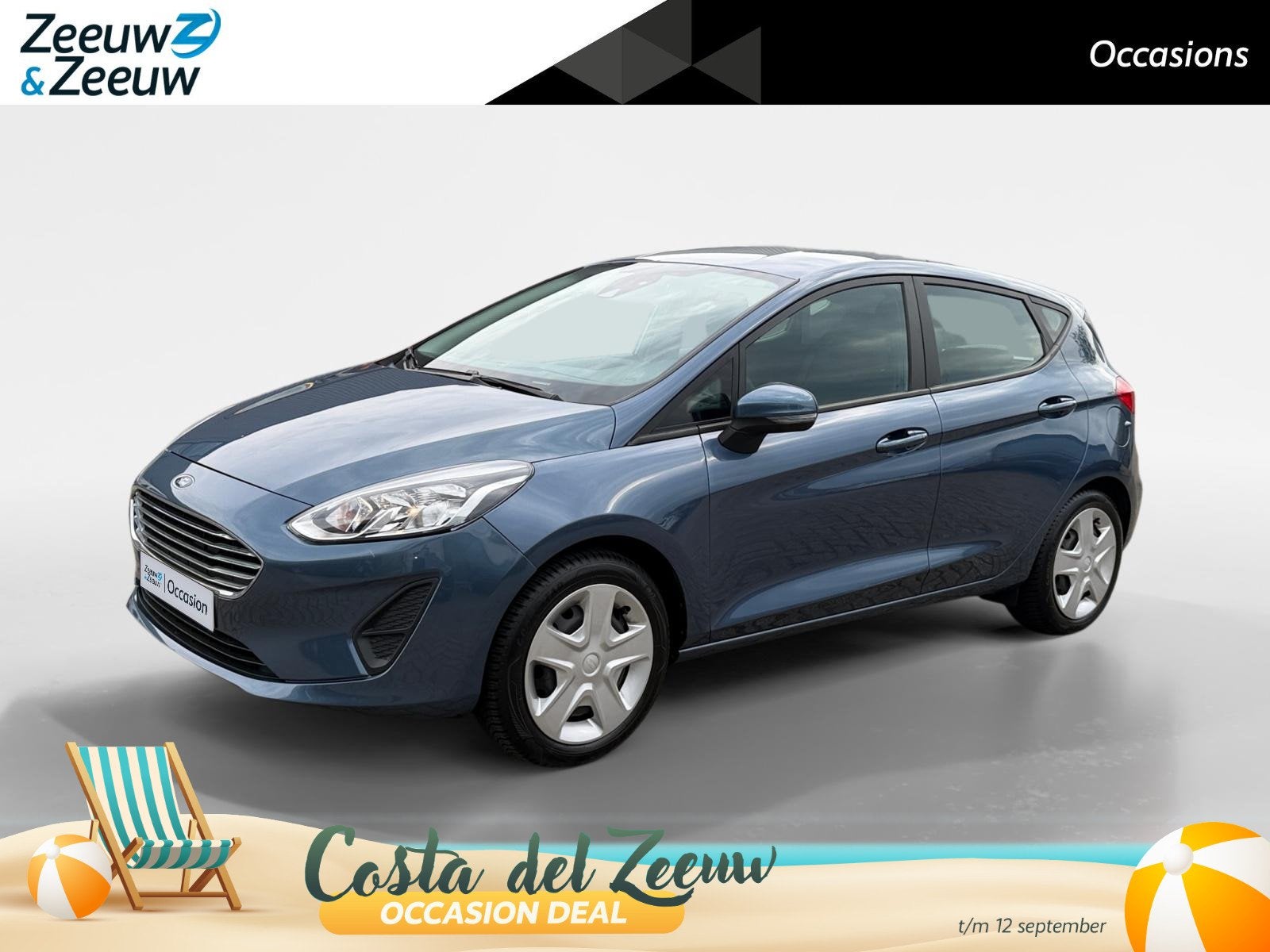 Ford Fiesta 1.1 Trend | Trekhaak | All Season Banden | Parke, Auto's, Ford, 12 maanden, Gebruikt, Blauw, 49 €/maand