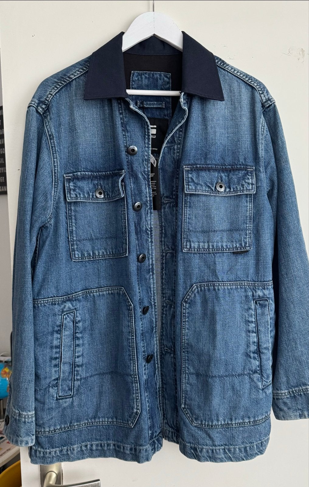 G-Star spijkerjas, nieuw met prijskaartje, maat XS (valt rui, Ophalen of Verzenden, Nieuw, Maat 34 (XS) of kleiner, Blauw