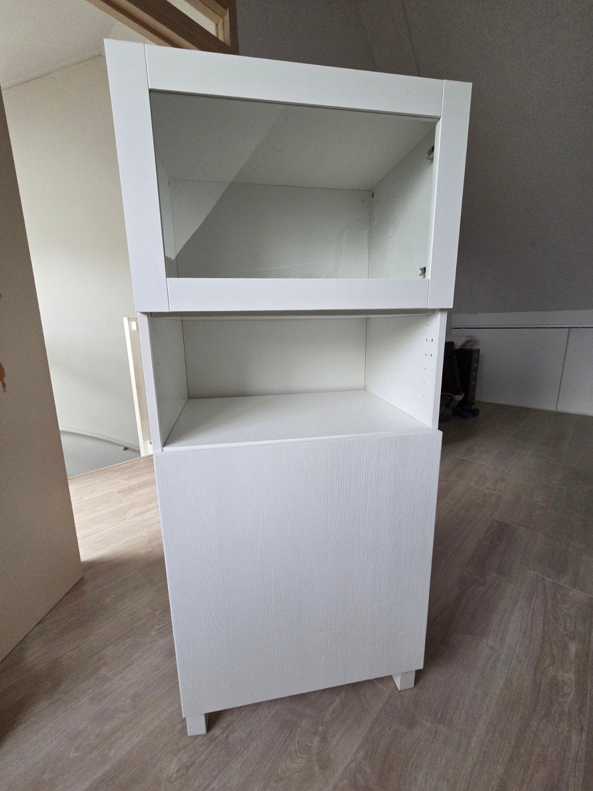 IKEA BESTÅ kast met deur en glazen deur, Ophalen, Gebruikt
