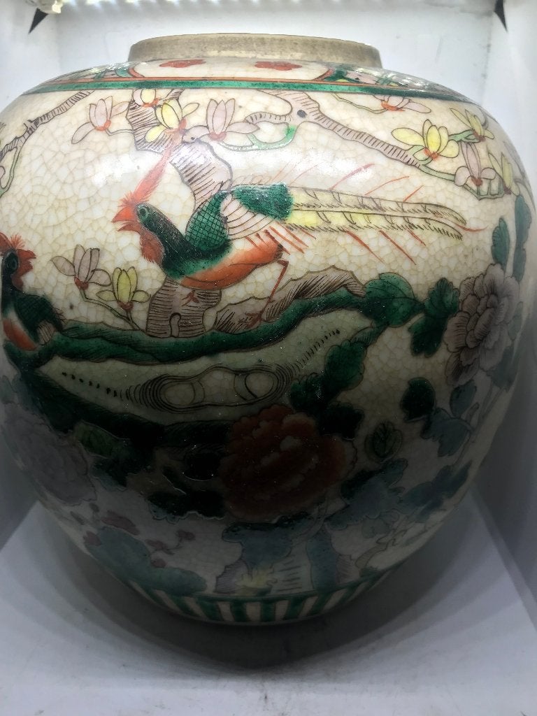 antiek chinees porselein pot, Ophalen of Verzenden