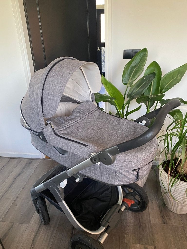 Stokke Trailz kinderwagen, Verstelbare duwstang, Zo goed als nieuw, Ophalen, Kinderwagen