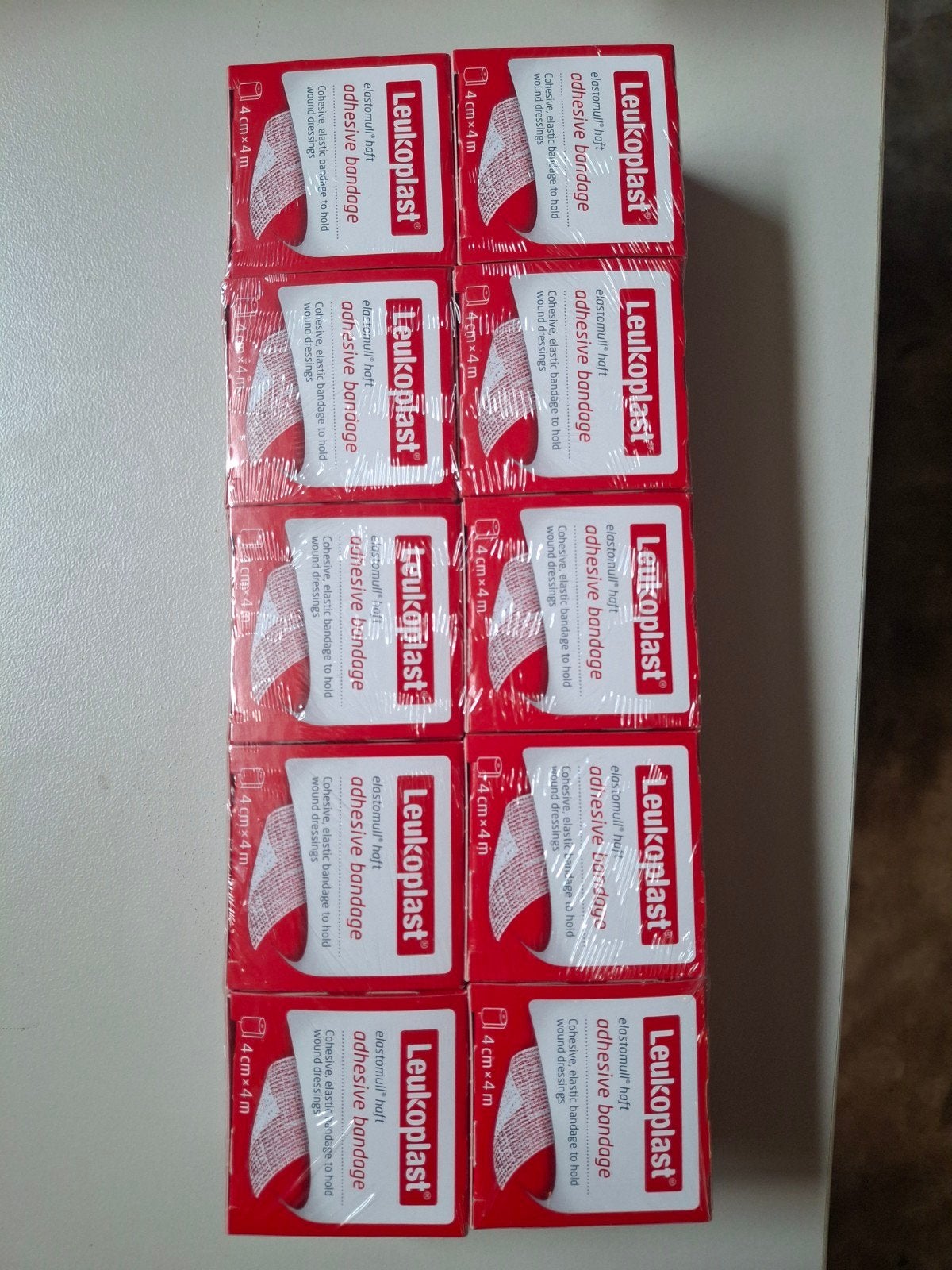 10x Leukoplast Elastomull Haft 4 cm x 4 m – Zelfklevend fixa, Ophalen of Verzenden, Nvt, Nvt, Nvt