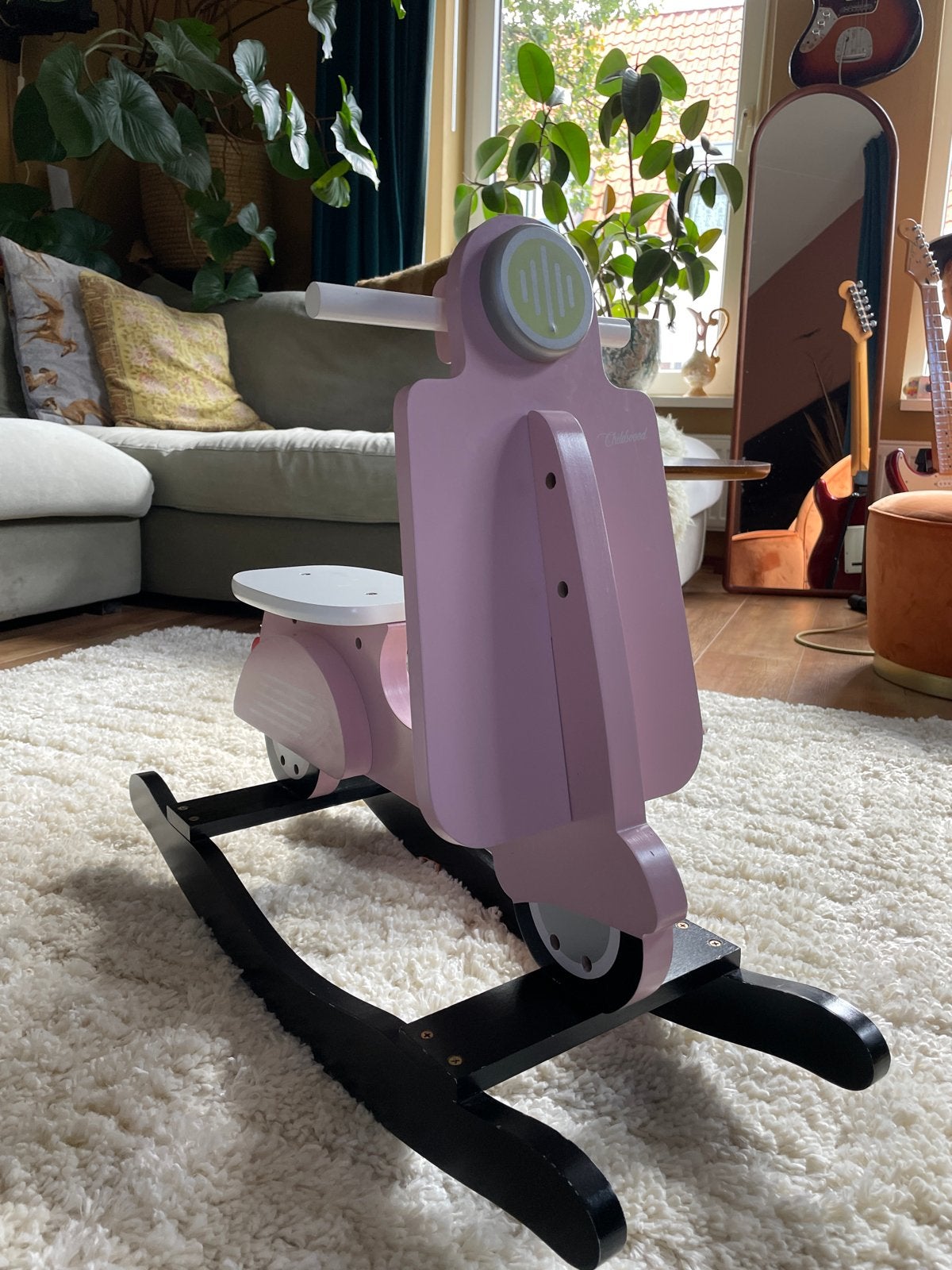 Houten Hobbel Scooter Roze, Childwood - Veel Hobbel Plezier!, Ophalen, Gebruikt, Meisje