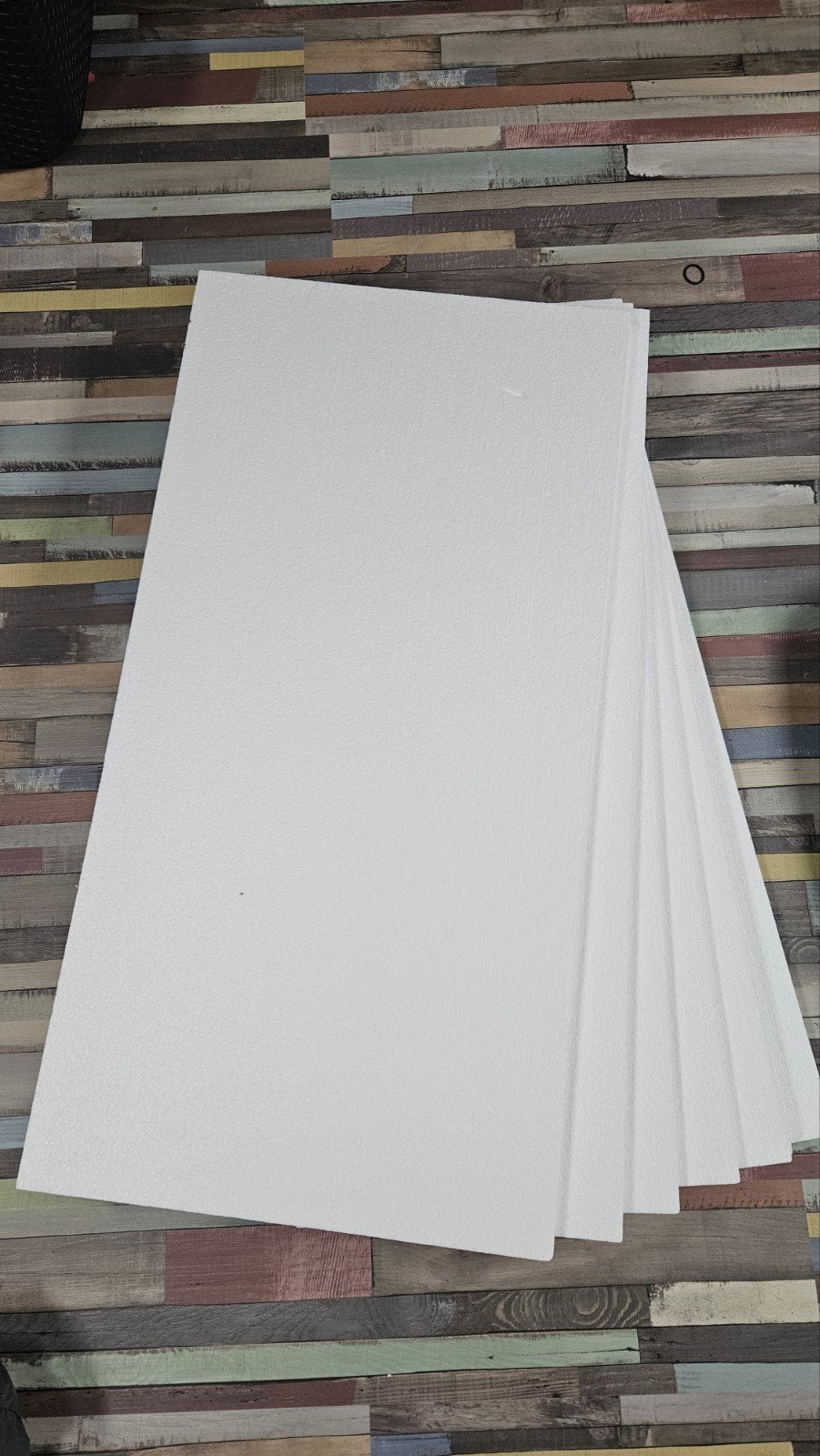 7 platen piepschuim isolatie, Ophalen