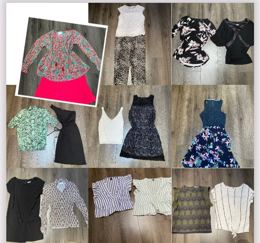 Groot pakket leuke kleding, 60 stuks, maat S / M., Ophalen, Gedragen, Maat 36 (S)
